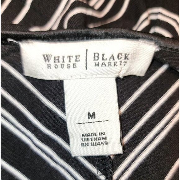 White House Black Market Striped Batwing Top - Size Medium - Picture 9 of 10
